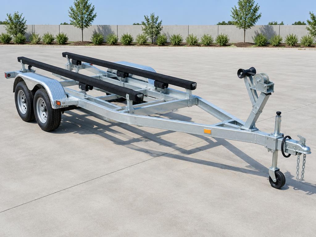 22ft – 26ft Dual-Axle Aluminum Boat Trailer