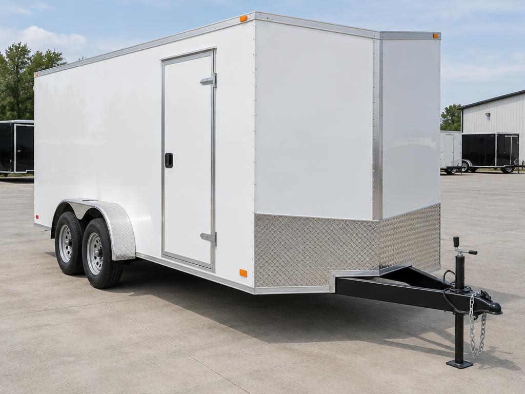Pro-Series Enclosed Cargo Trailer with Rear Ramp Door