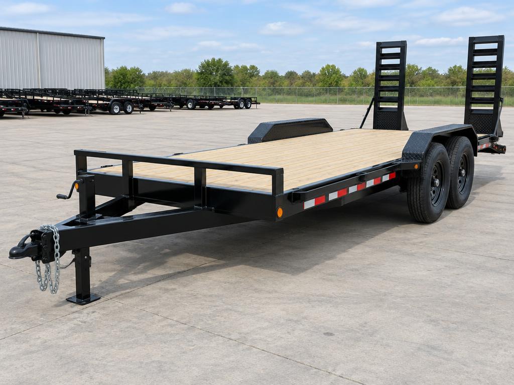 Commercial Tandem Flatbed Utility Trailer