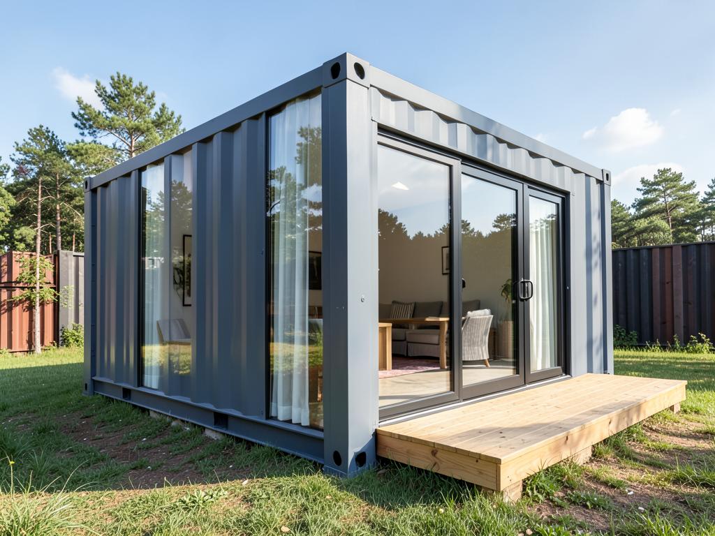 Custom Insulated 20ft Shipping Container with Toilet