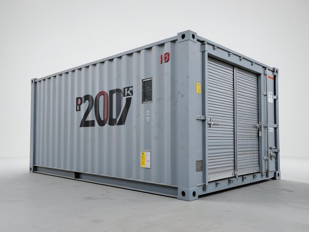 20ft Shipping Container with Double Roll-Up Doors